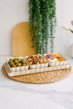 اردوخوری پیاله دار مربع سرامیکی