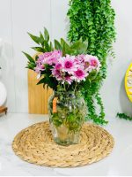 گلدان دفرمه شیشه ای