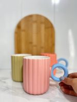 ماگ شیاردار رنگی - تصویر 4