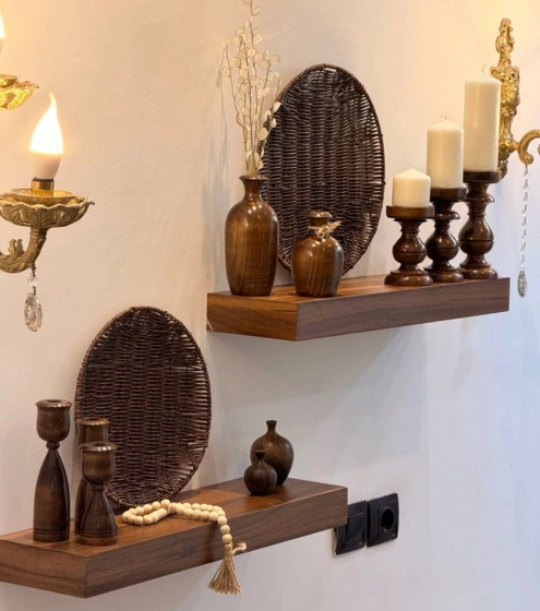 شلف دیواری پایه مخفی