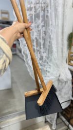 ست جارو خاک انداز چوبی - تصویر 3