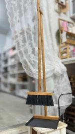 ست جارو خاک انداز چوبی - تصویر 2